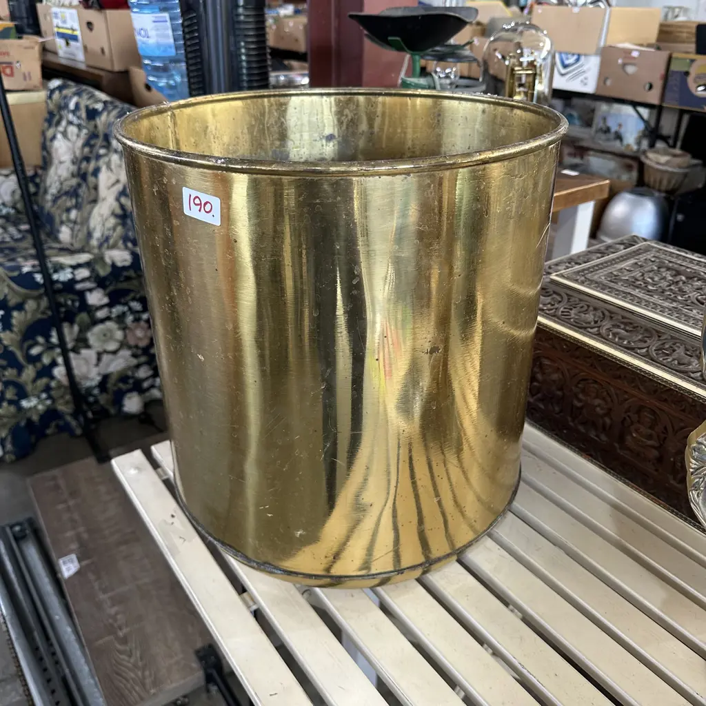 large brass planter Image 1++