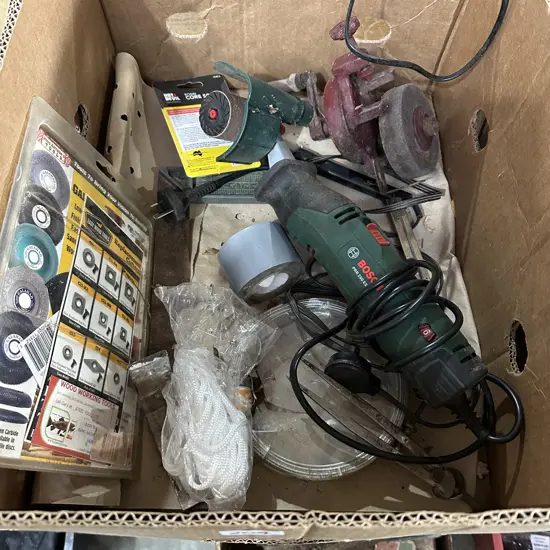 grinder, sander etc