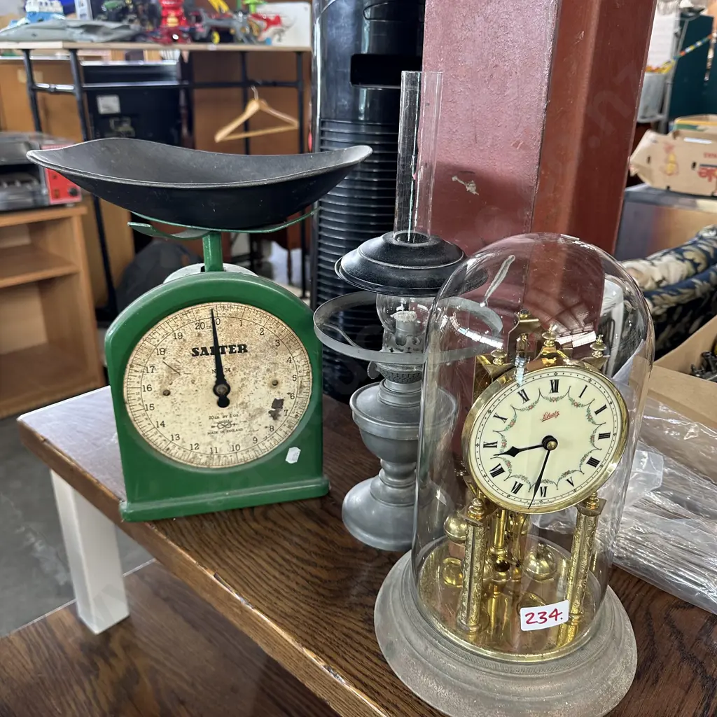 clock, lamp, scales Image 1++