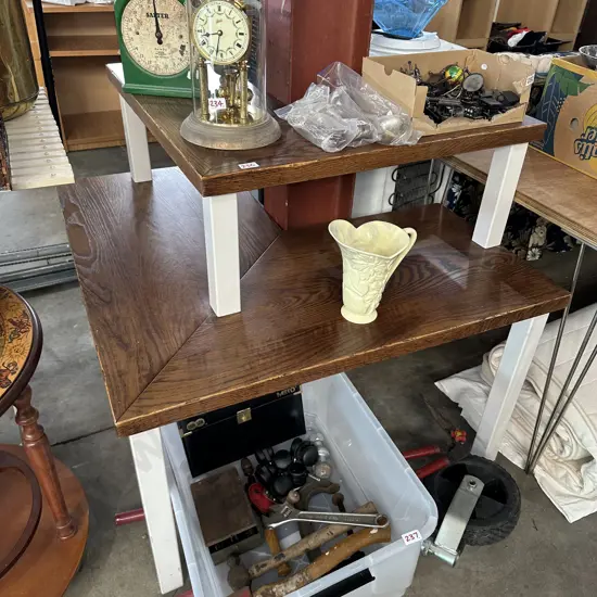 Oak display stand