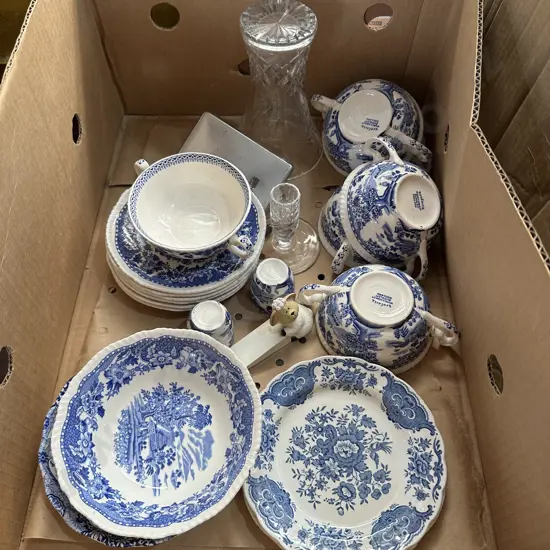 Blue and white etc