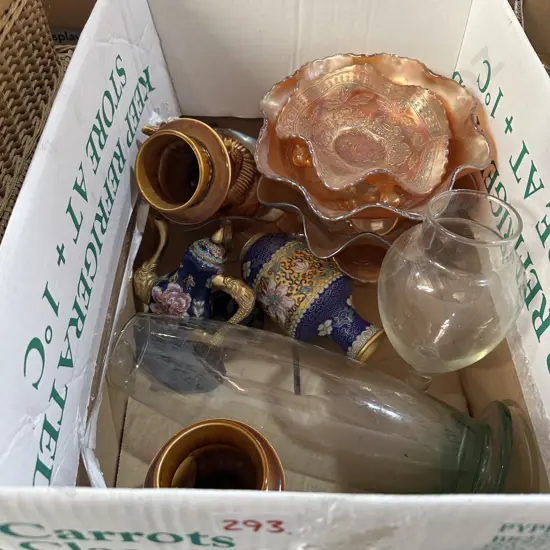 carnival glass etc