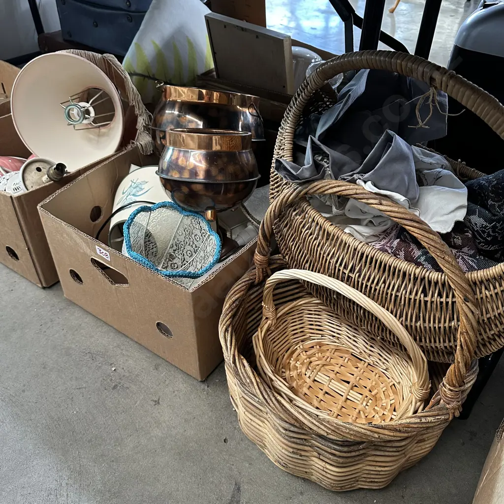 2 box lots and baskets Image 1++