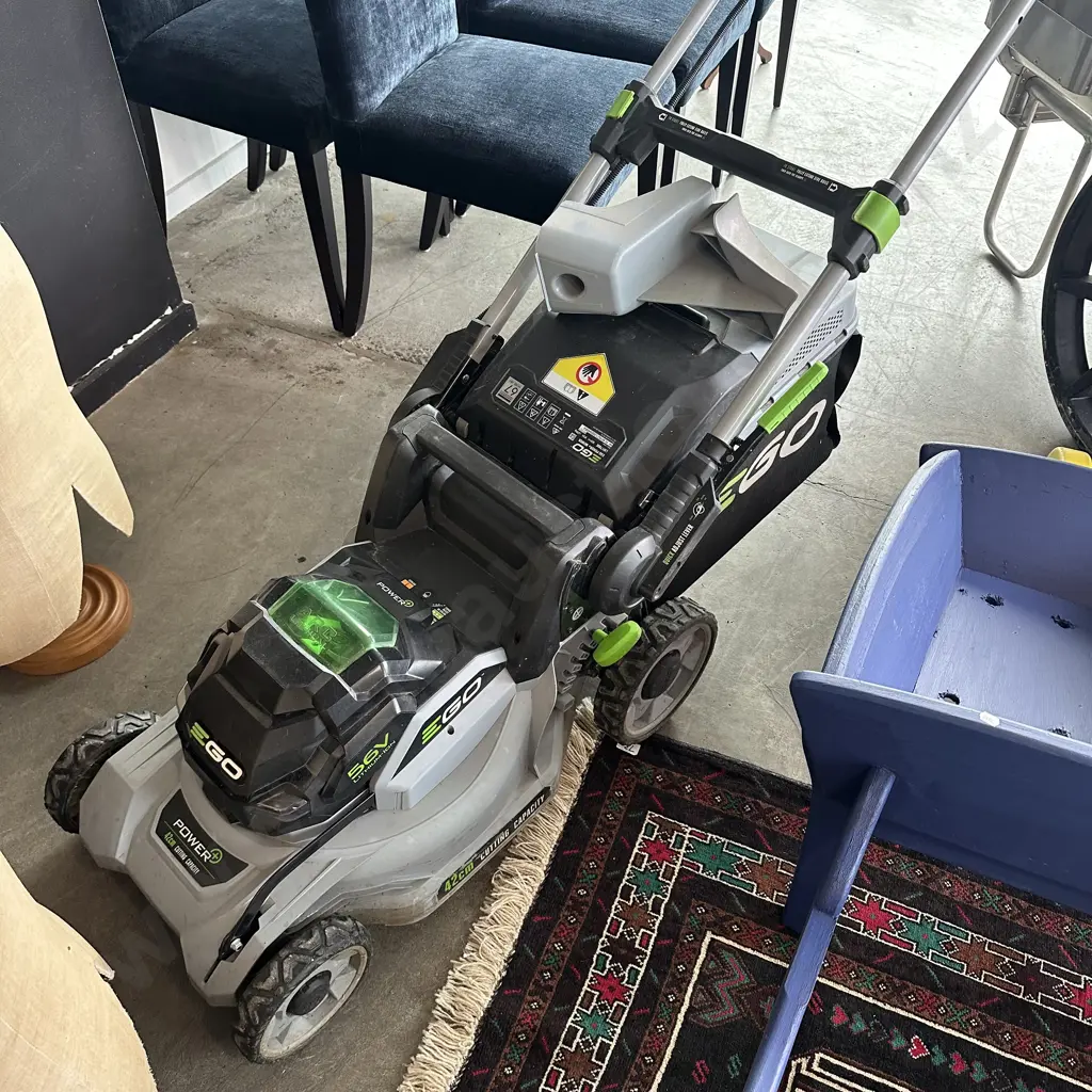 Ego Lawn mower with 2 x 56v batteries and charger - good condition Image 1++