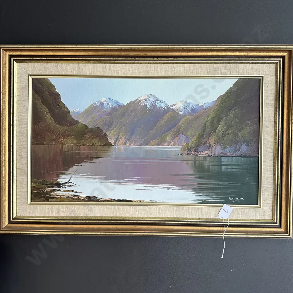 Peter Wallers oil painting Doubtful Sound 1992 Image 1++