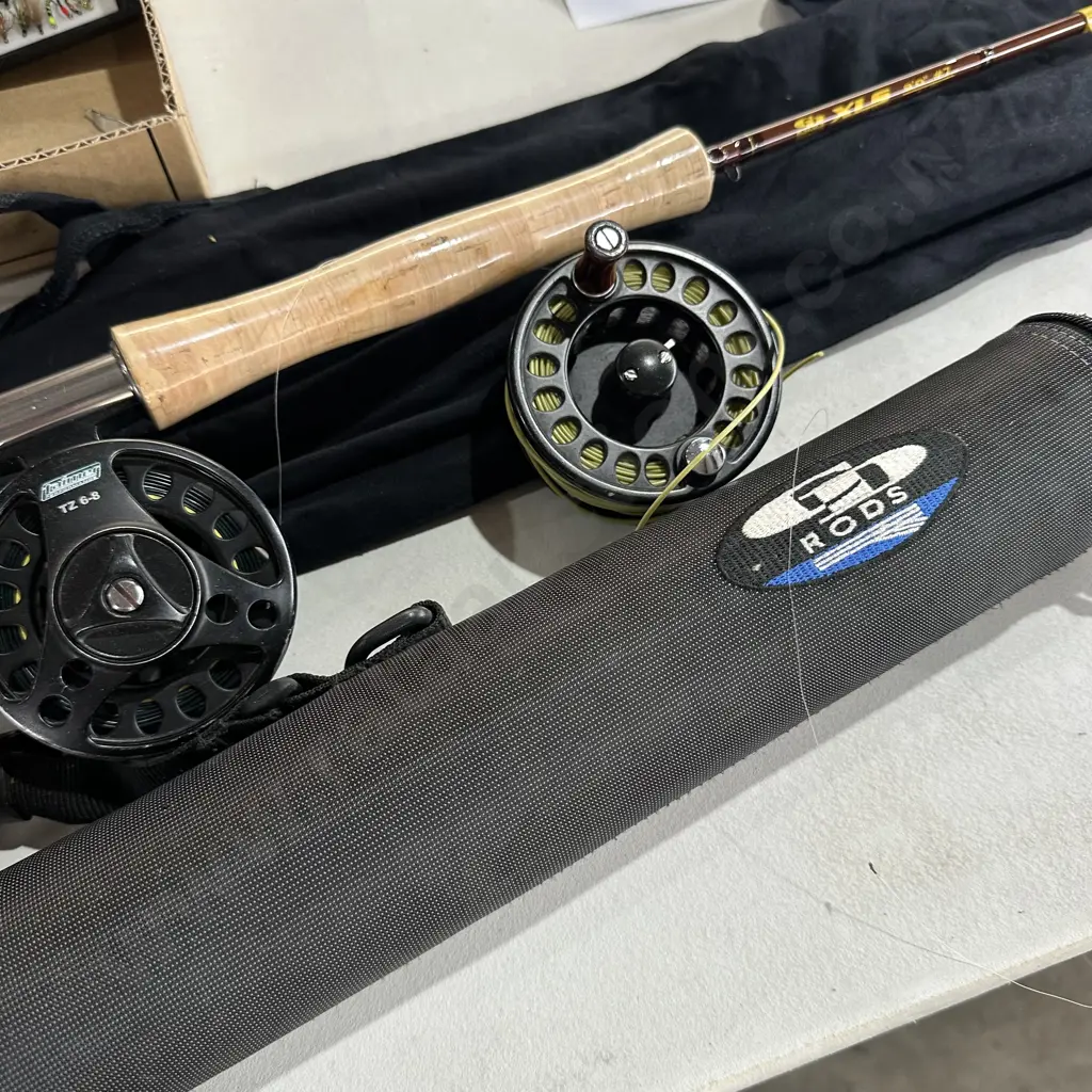 GD 4pc 9' Line 7 plus TZ 6-8 reel and spare spool (plus tube) Image 1++