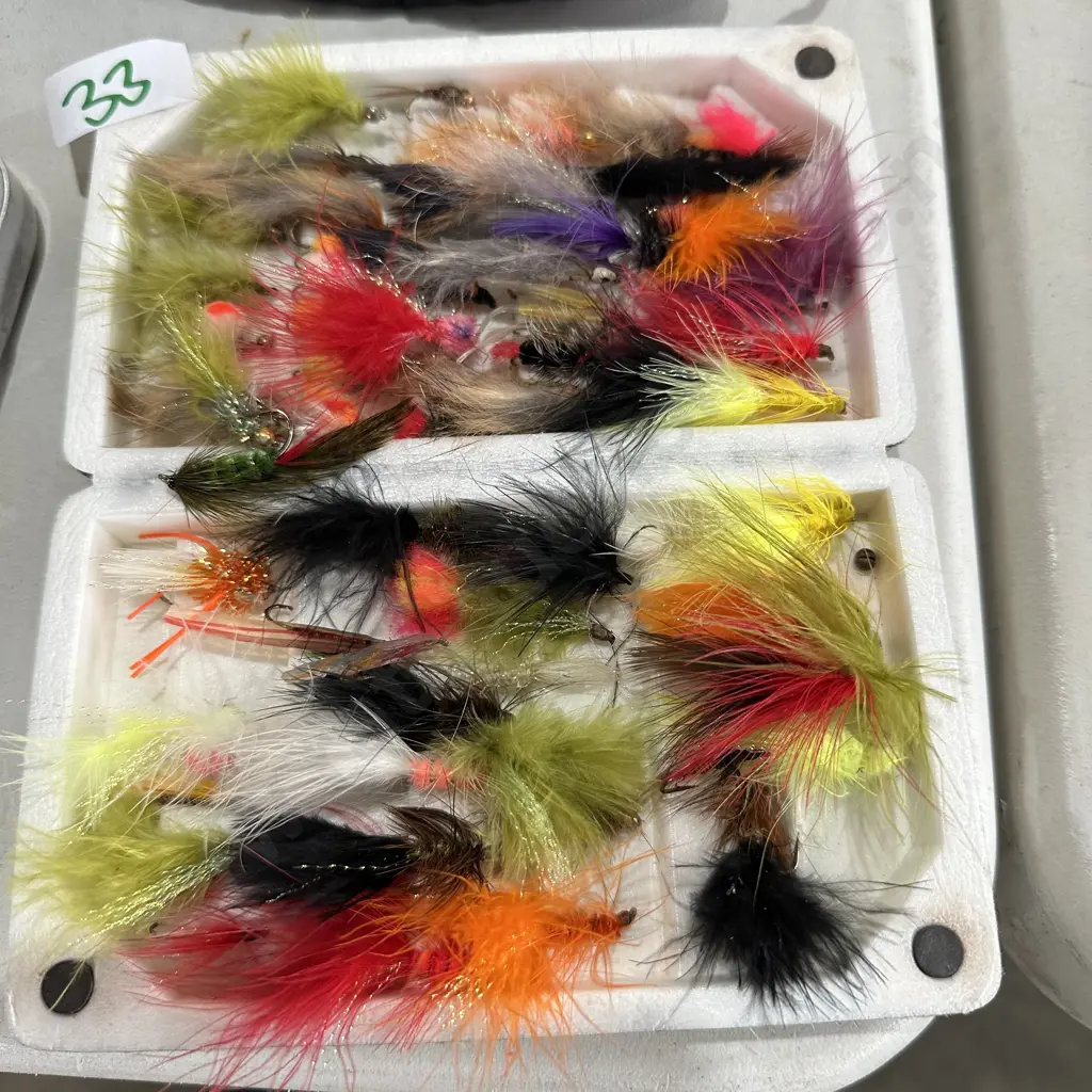 Light weight fly box and contents Image 1++