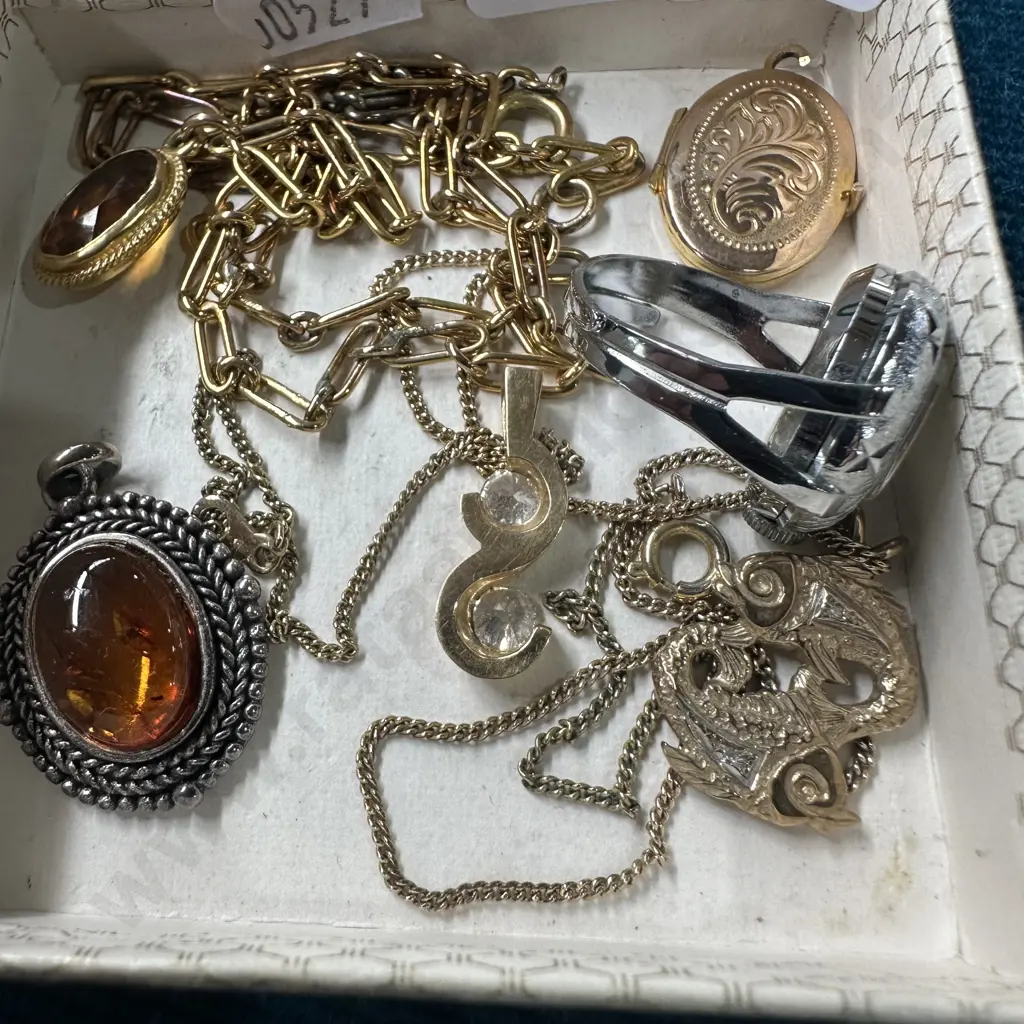 selection pendants, necklaces and watch ring Image 1++