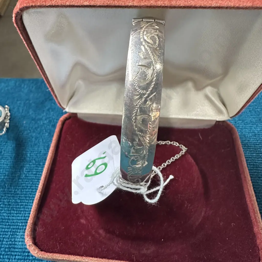 Sterling Silver bracelet made in NZ by H&S 40g Image 1++
