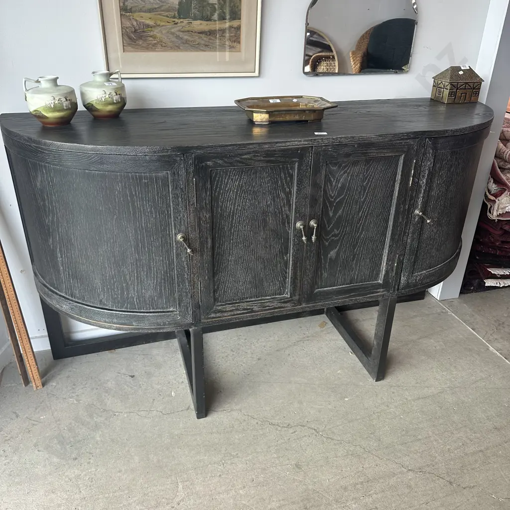 Oak sideboard on metal base Image 1++