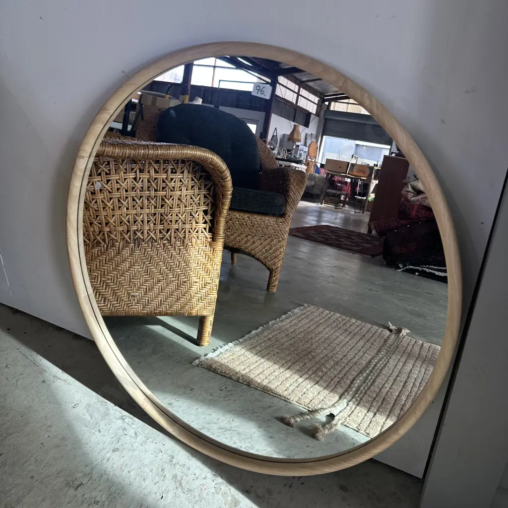 Wooden framed mirror Image 1++