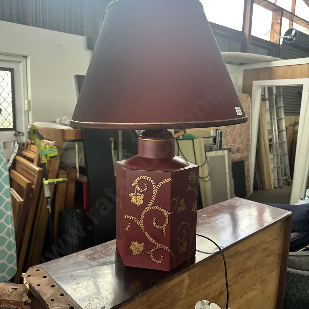 Tin table lamp Image 1++
