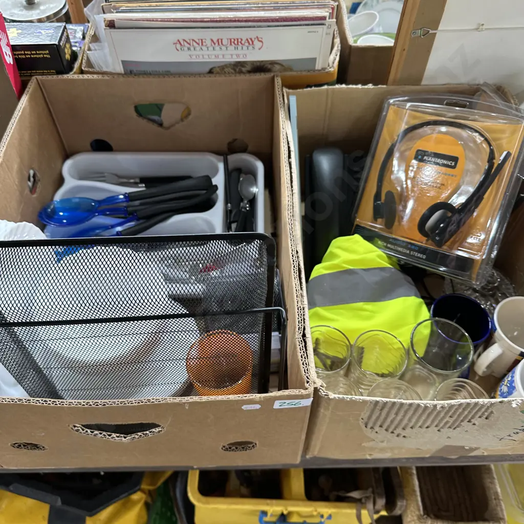 Cutlery,plates,hi-vision vest and headsets etc Image 1++