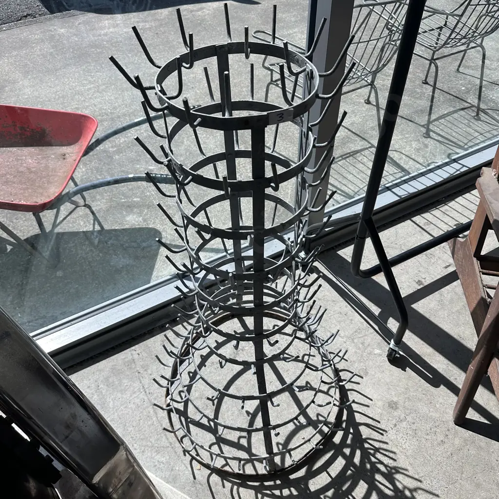 French vintage Champagne bottle rack Image 1++