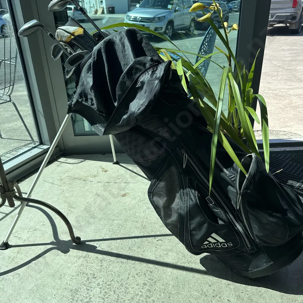 Wilson golf clubs and Adidas bag Image 1++