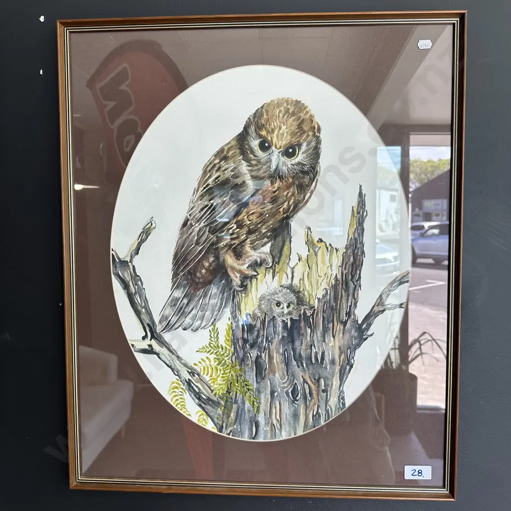 Rua Longley painting  "Ruru 2" Image 1++
