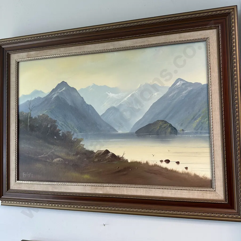 Roy Sefton oil painting " Doubtful Sound" Image 1++