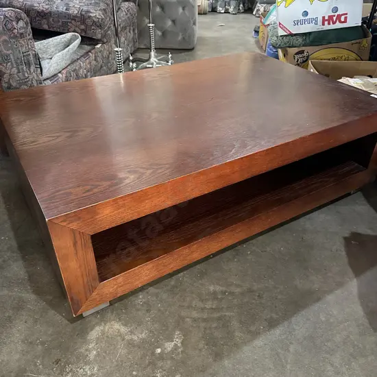 Large Oak coffee table