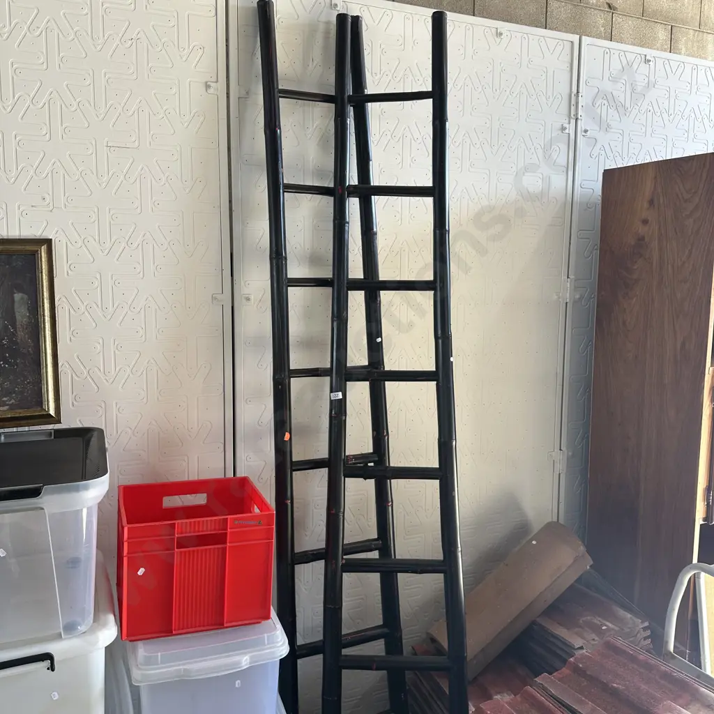 2 bamboo display ladders Image 1++