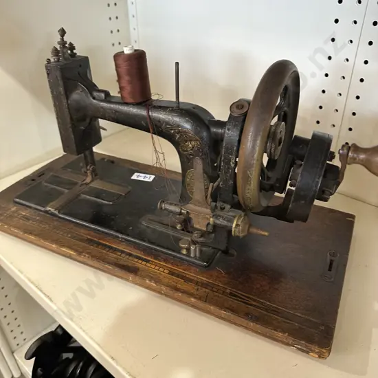 Hand crank antique sewer