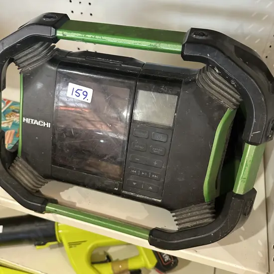 Hitachi cordless radio