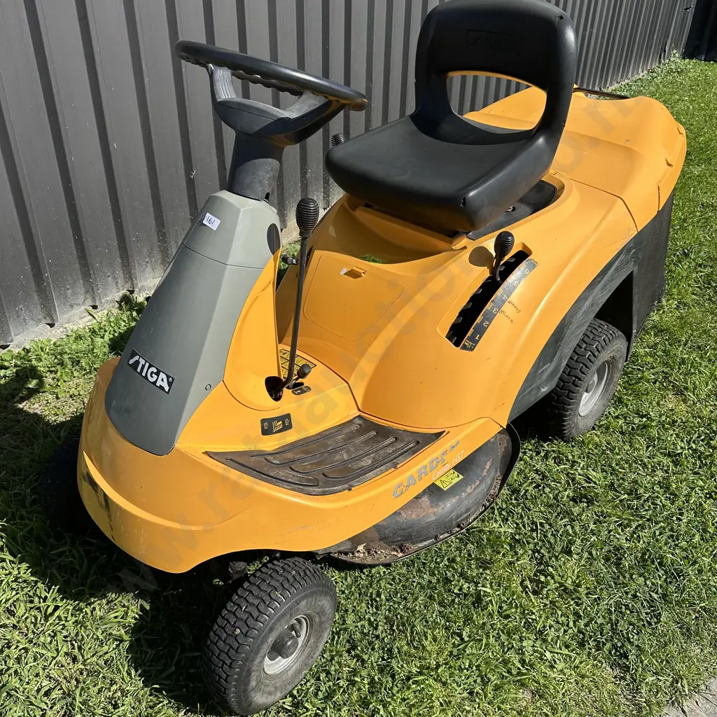 STIGA  Ride on lawn mower, just serviced at Stihl shop - working well. Image 1++