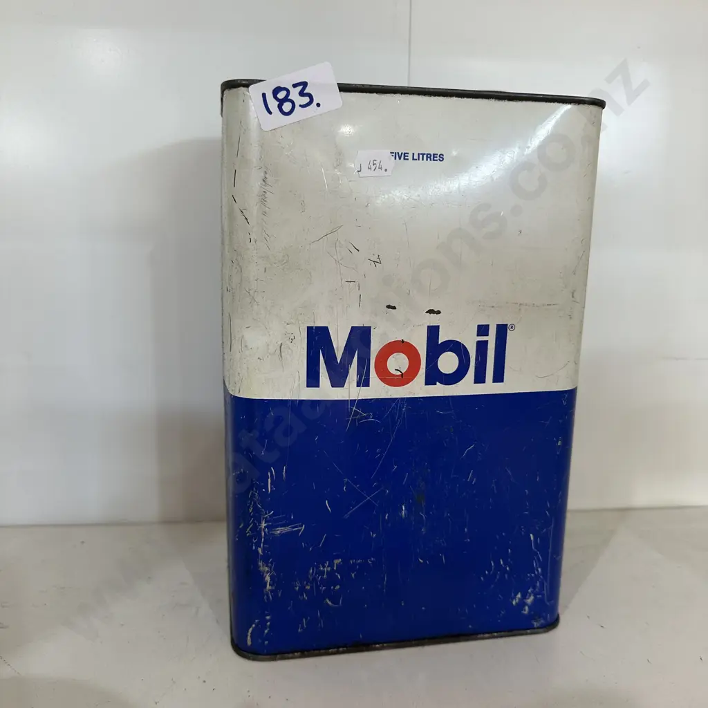 Mobil 5l tin Image 1++