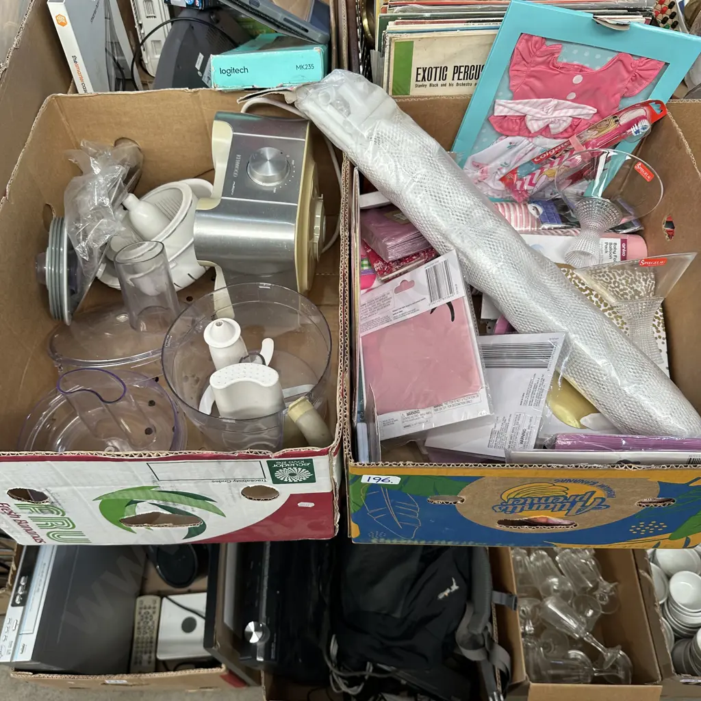 2 boxes kitchen wizz and new items Image 1++