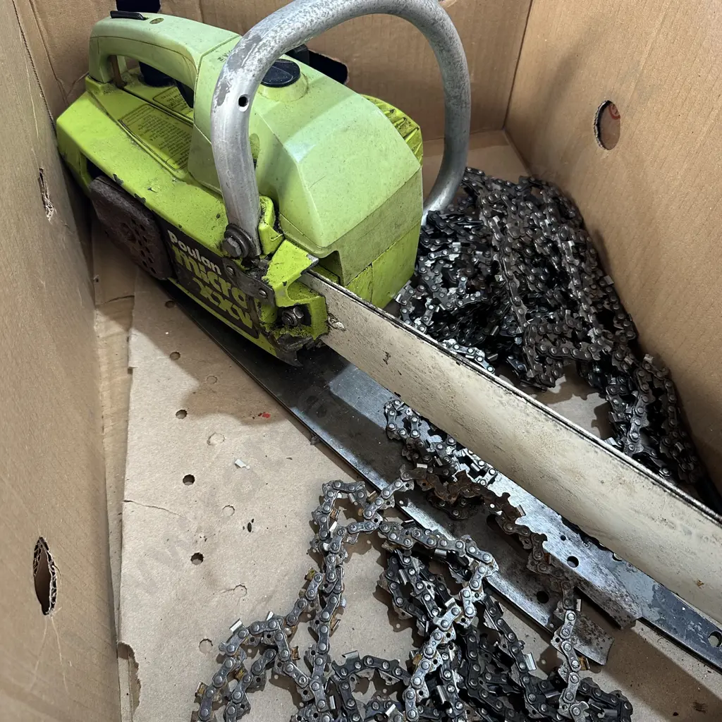 Poulan chainsaw and chains,bars Image 1++
