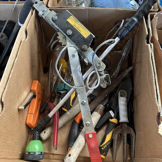 winch and tools