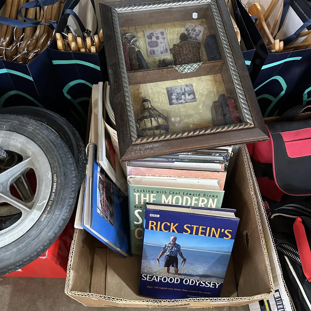 wall hanging and books Image 1++