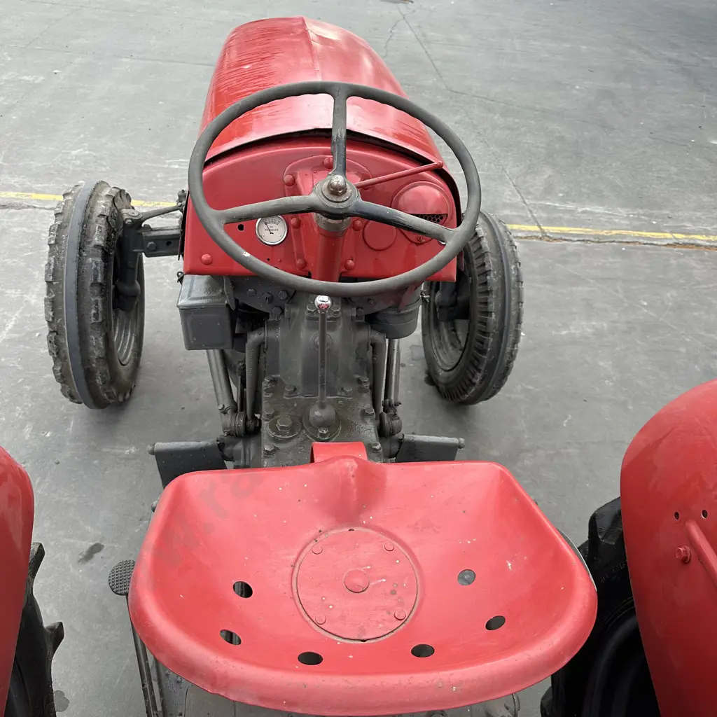 Massey Ferguson tractor (petrol) with Saw bench attachment - restored & working well Image 1++