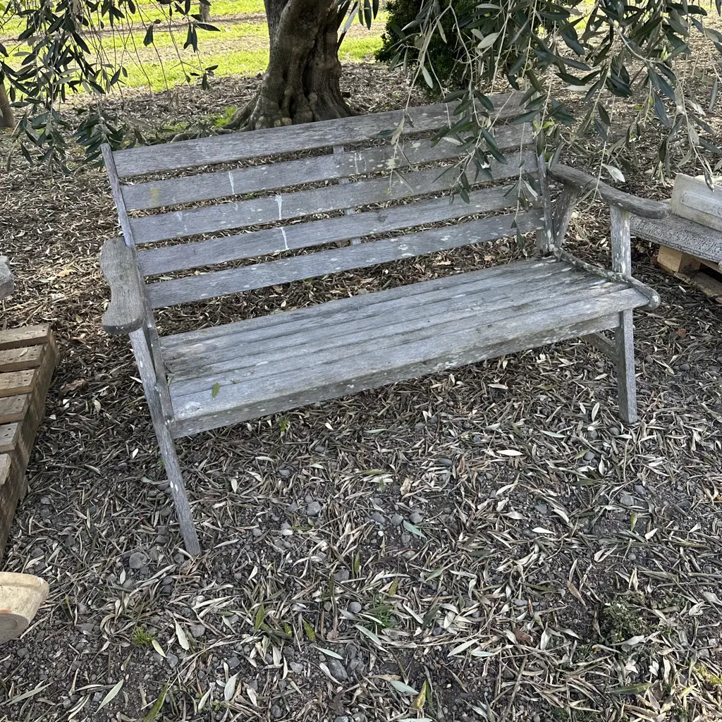 wooden bench seat Image 1++