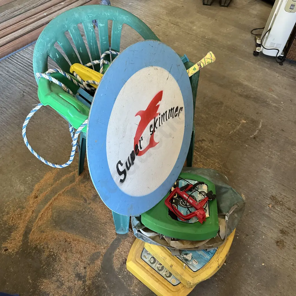 skim board, snow chains, swing seat etc Image 1++