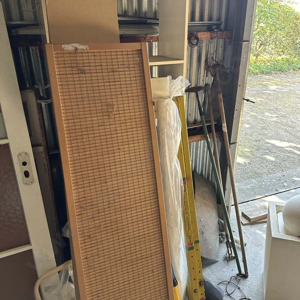 screen, ores, shelf, stilts, garden tools and scrap metal Image 1++