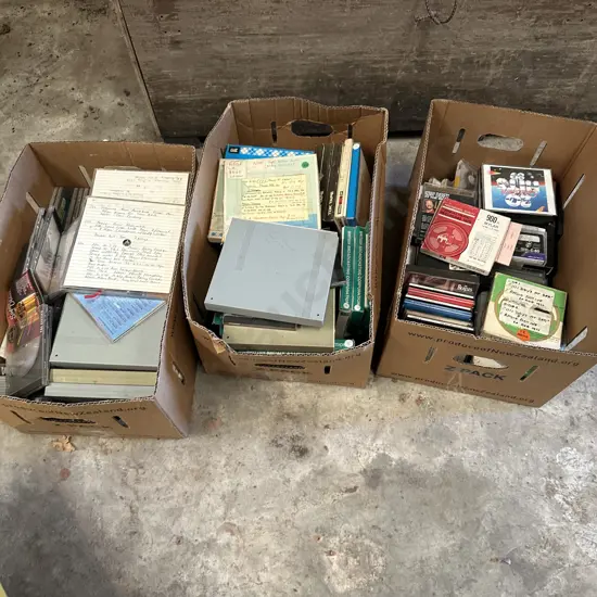 cds, tapes etc