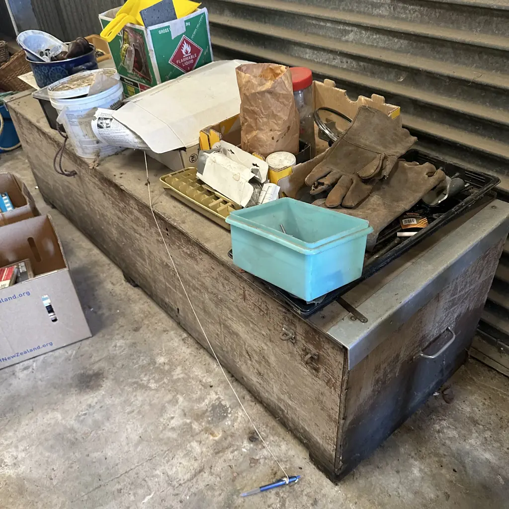 large storage/tool box plus contents on top Image 1++