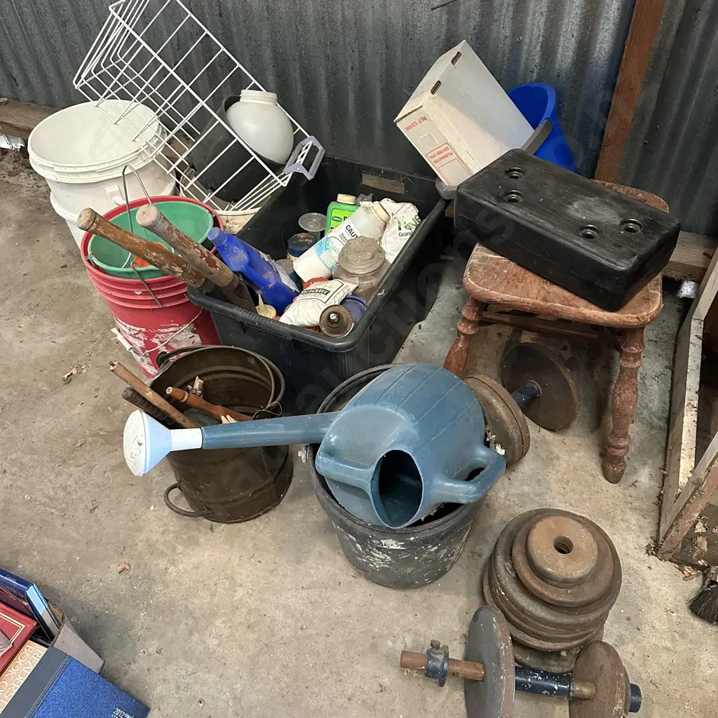 weights, coal scuttle, poisons etc Image 1++
