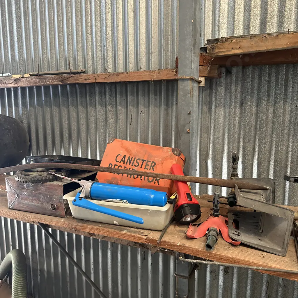 metal bar, good grease gun etc Image 1++