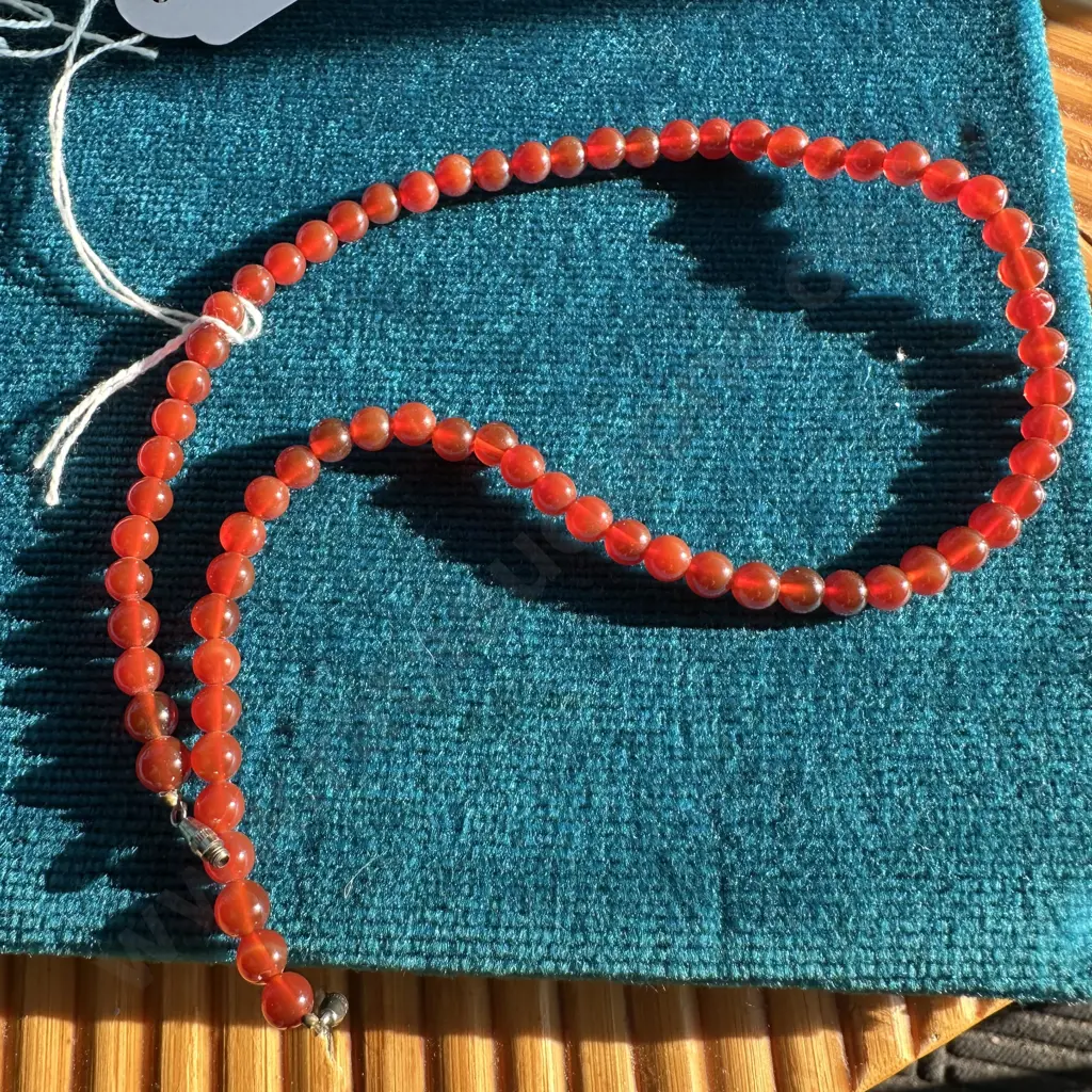 Carnelian necklace 40cm Image 1++