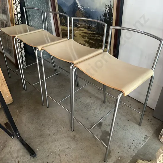 set 4 Italian Lapalma bar stools