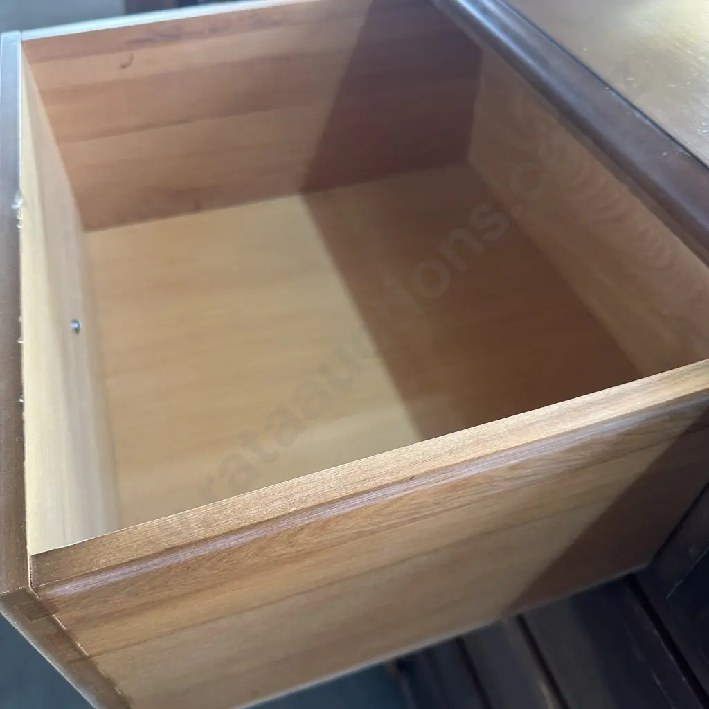 Solid native wood small scotch chest in need of stripping back Image 1++