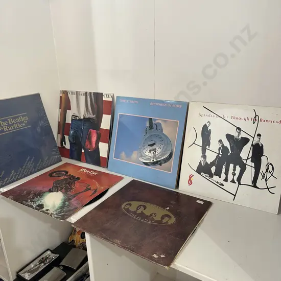 Bin of LPs (2pics)