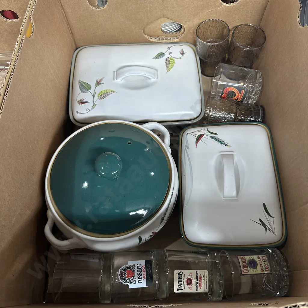Denby baking dishes and glasses Image 1++