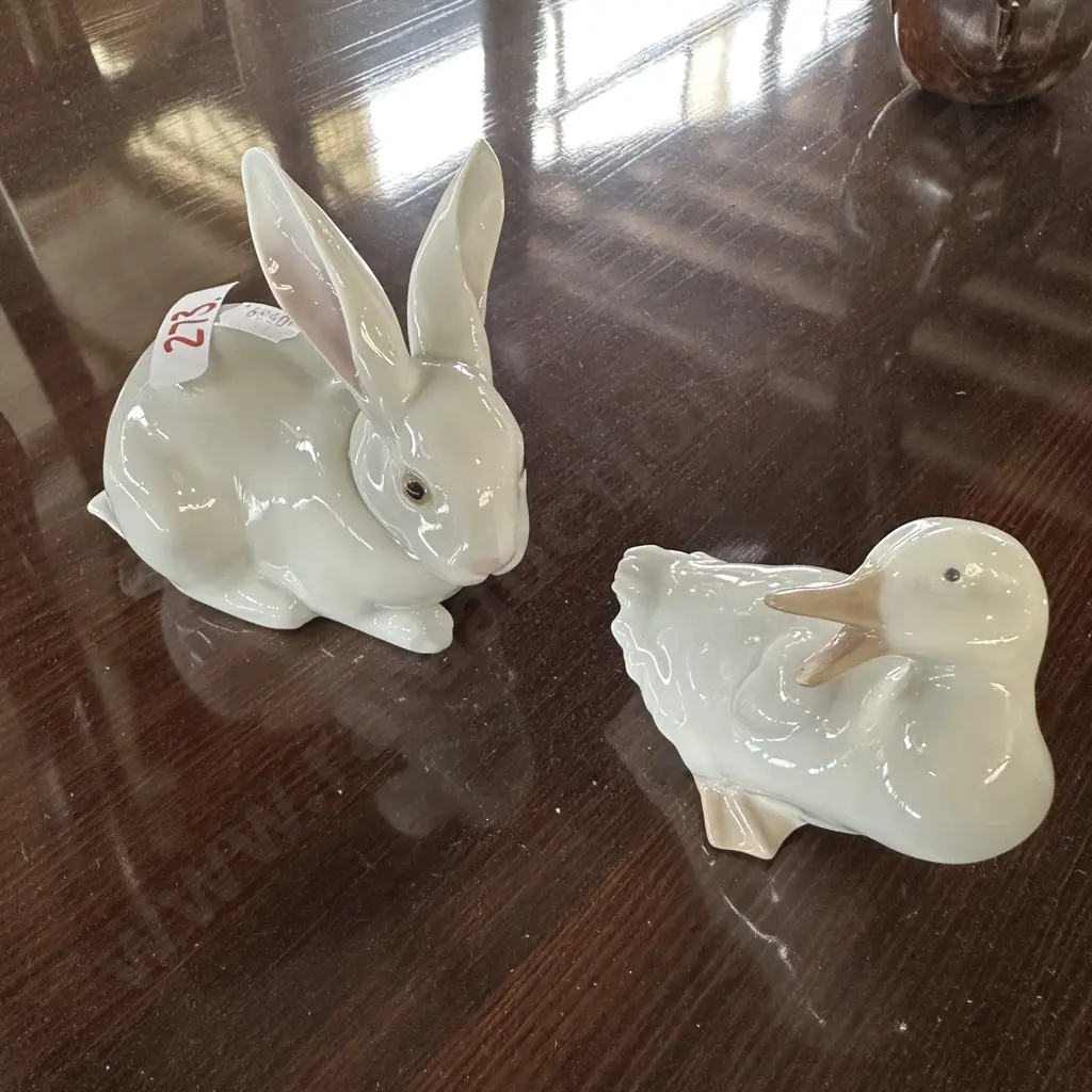 Lladro Bunny and Nao Duck Image 1++