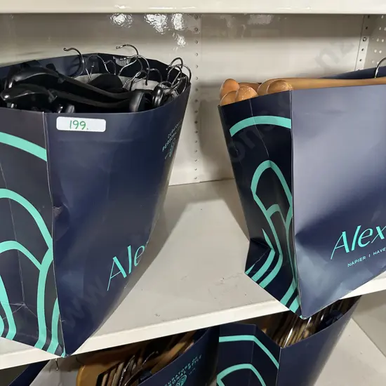 2 bags of coat hangers