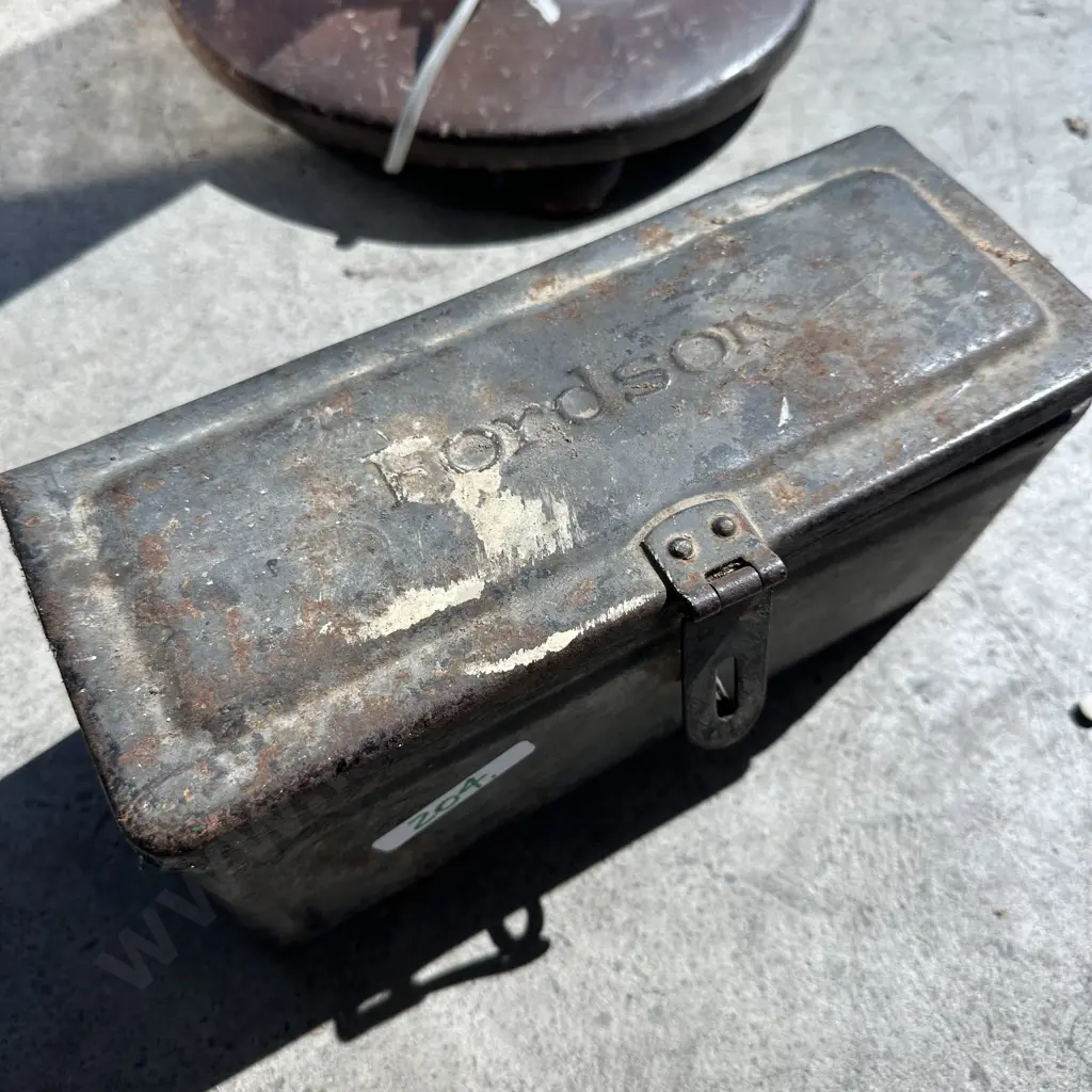 Fordson tool box etc. Image 1++