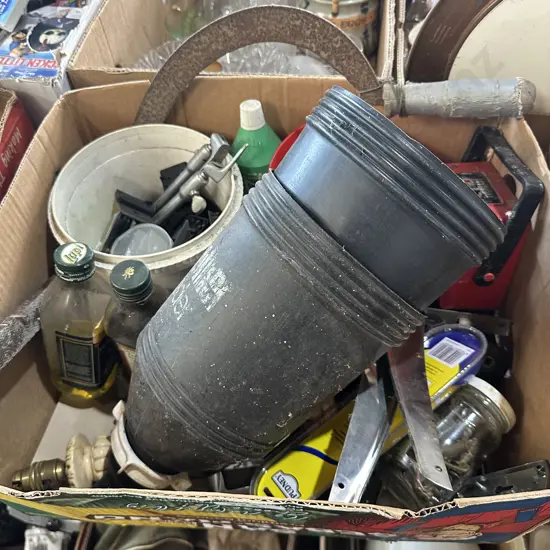 Box of hardware etc