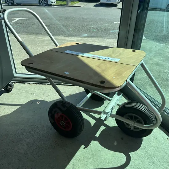 Kon-Tiki beach trolley with wooden inserts