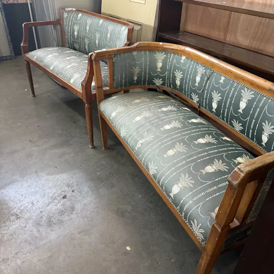 2 x parlour sofas (1 is borer ridden& the other with some)